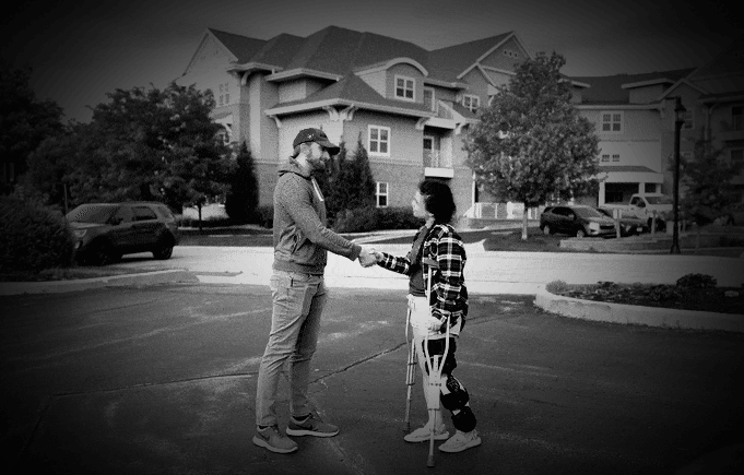 handshake reenactment