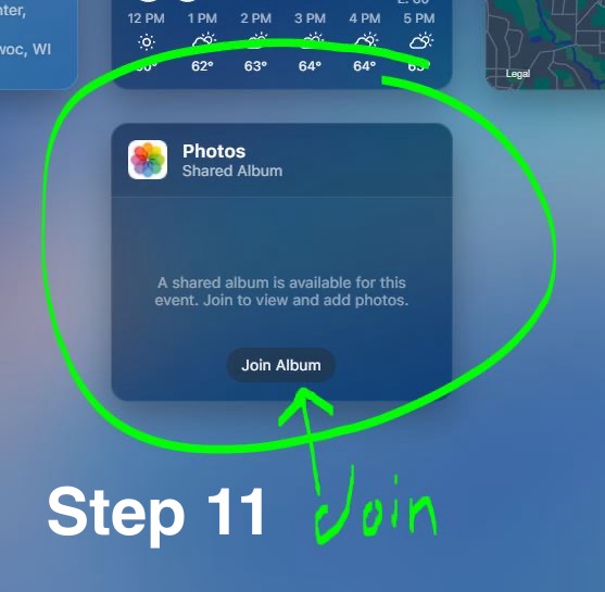 Step 11: Click Join Album